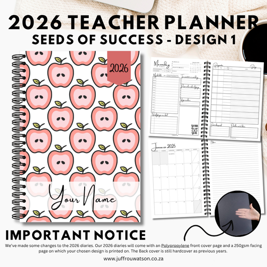 2026 Teacher Planner | Seeds of Success