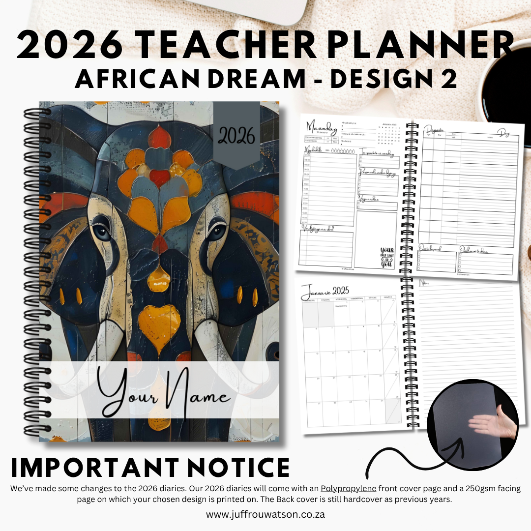 2026 Teacher Planner | African Dream