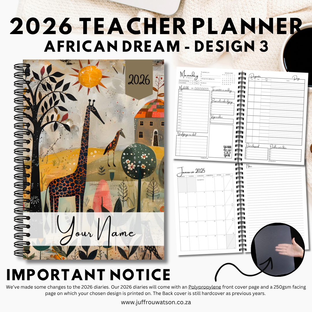 2026 Teacher Planner | African Dream