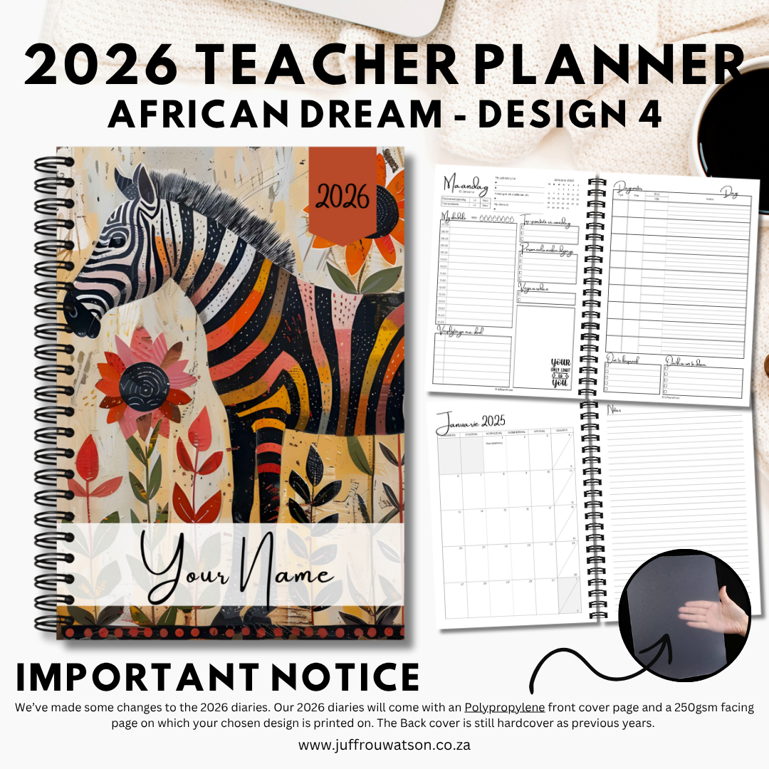 2026 Teacher Planner | African Dream