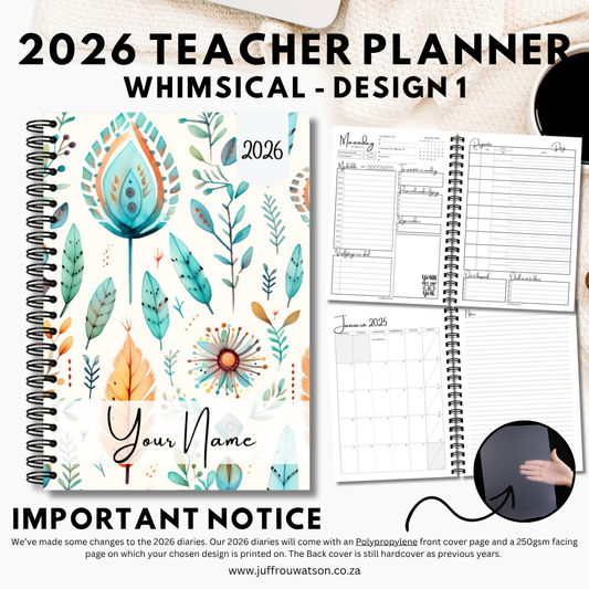 2026 Teacher Planner | Whimsical Moments