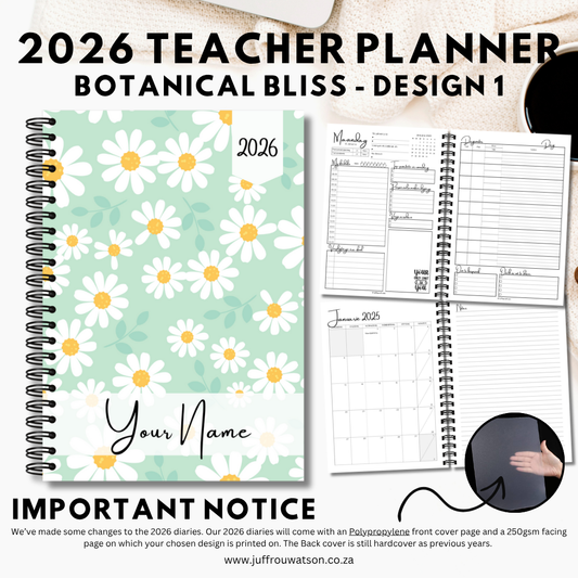 2026 Teacher Planner | Botanical Bliss