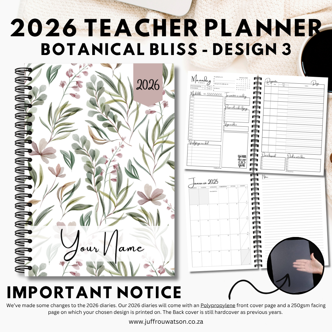 2026 Teacher Planner | Botanical Bliss