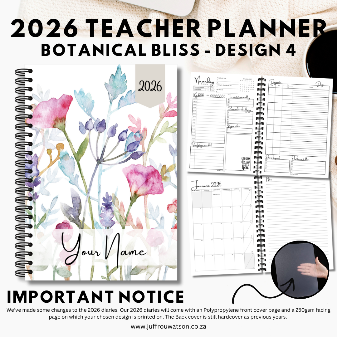 2026 Teacher Planner | Botanical Bliss