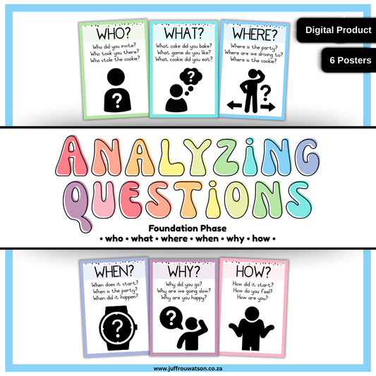 Analyzing Questions Posters
