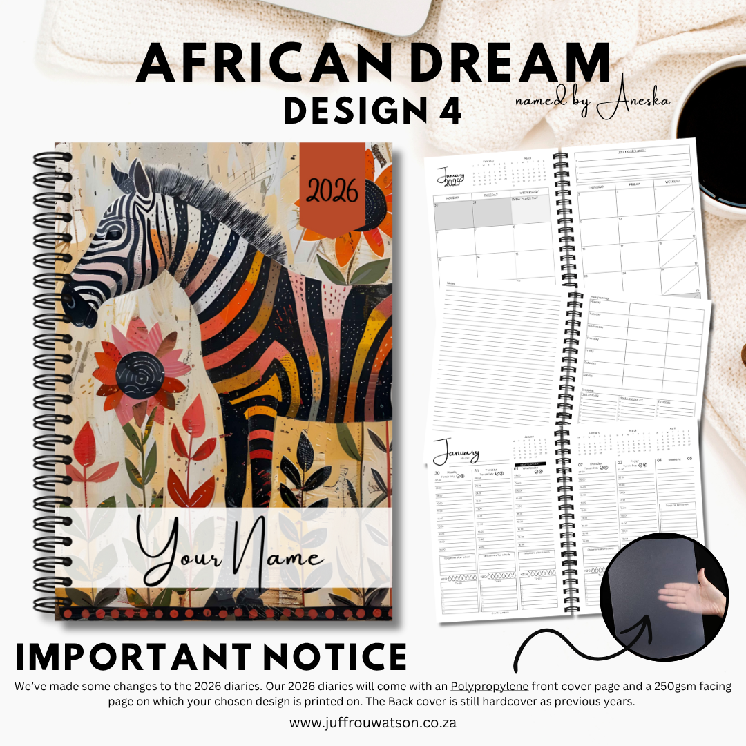 2026 Teacher Diary | African Dream Collection