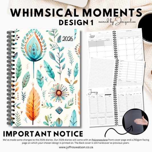 2026 Teacher Diary | Whimsical Moments Collection
