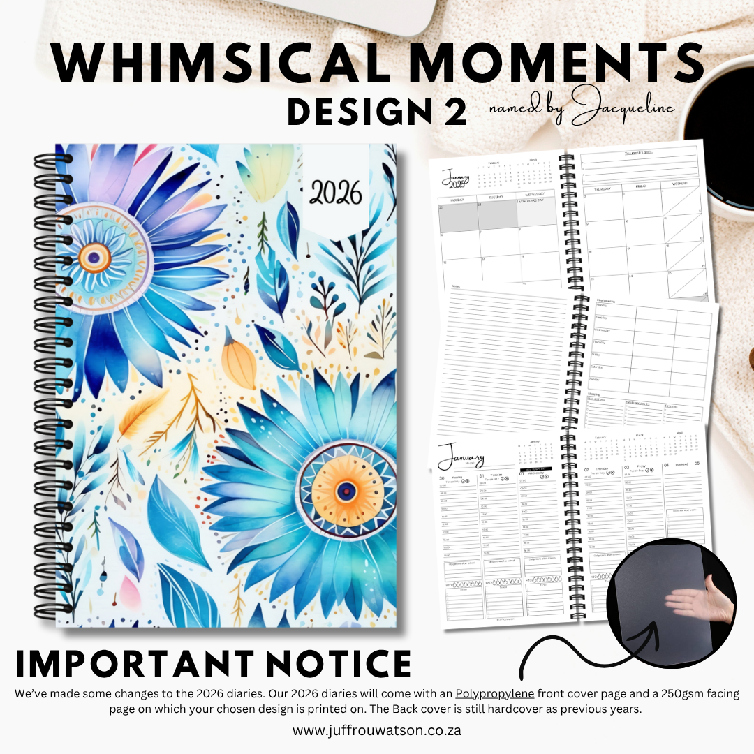 2026 Teacher Diary | Whimsical Moments Collection