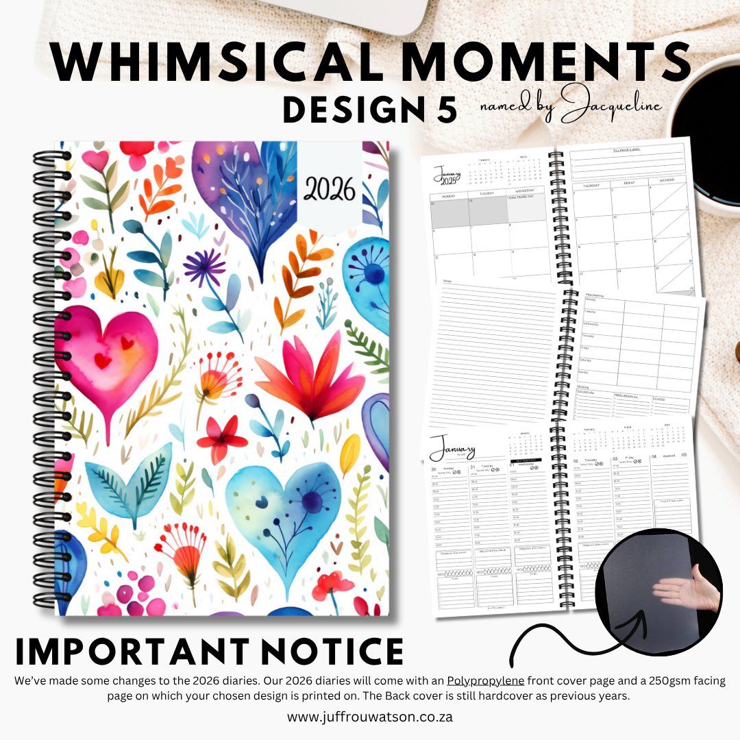 2026 Teacher Diary | Whimsical Moments Collection