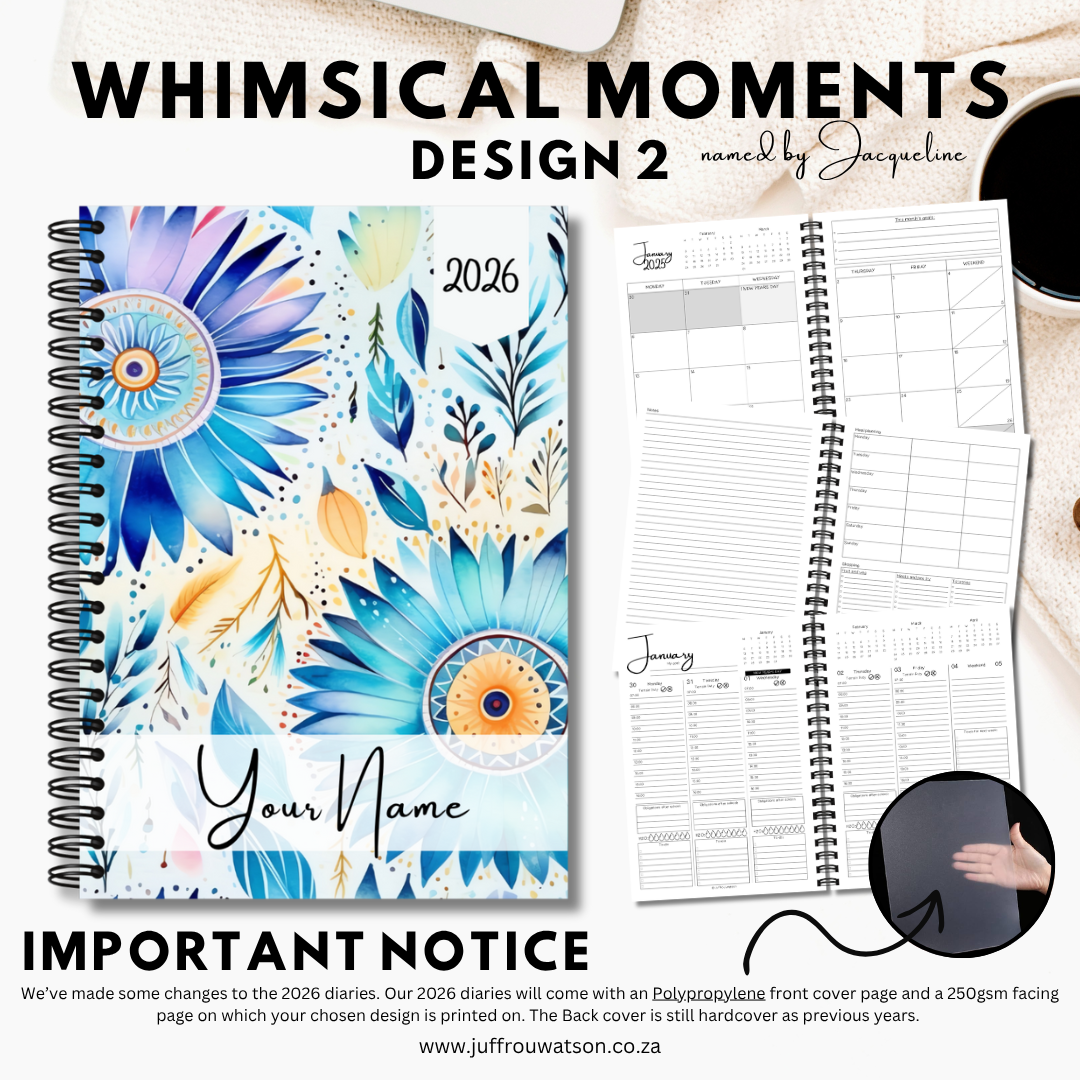 2026 Teacher Diary | Whimsical Moments Collection