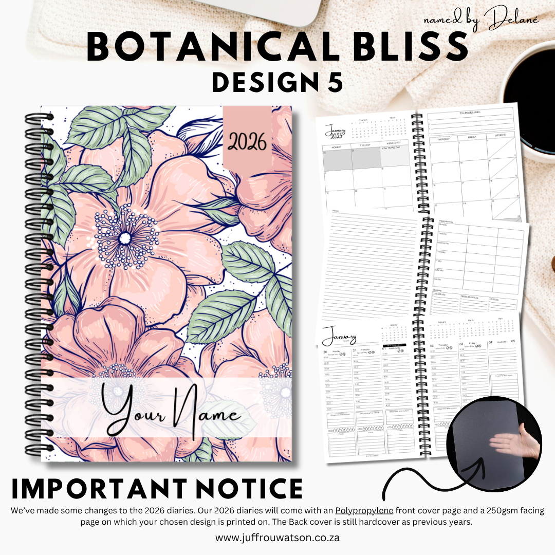 2026 Teacher Diary | Botanical Bliss Collection