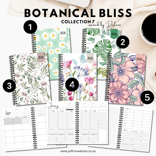 2026 Teacher Diary | Botanical Bliss Collection