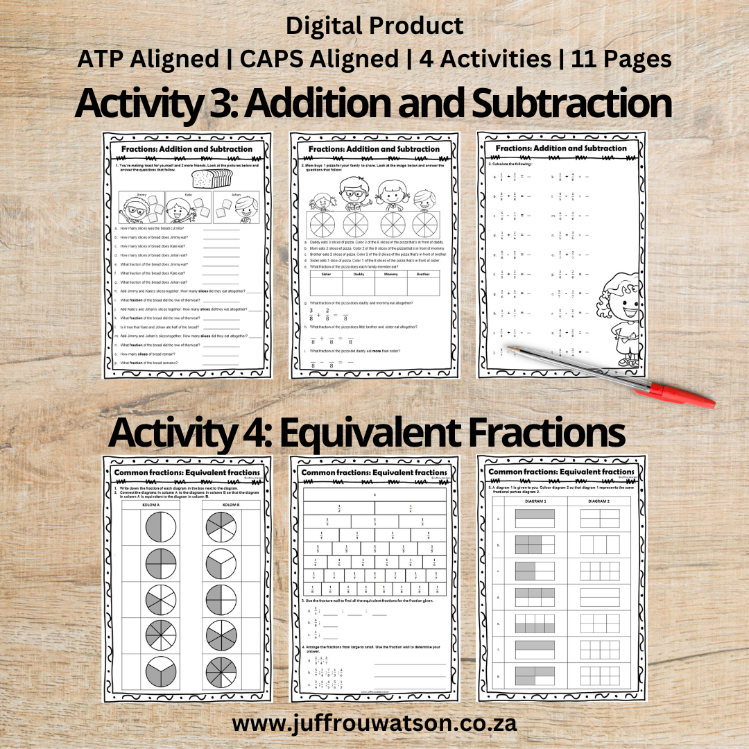 Common Fractions | Gewone Breuke