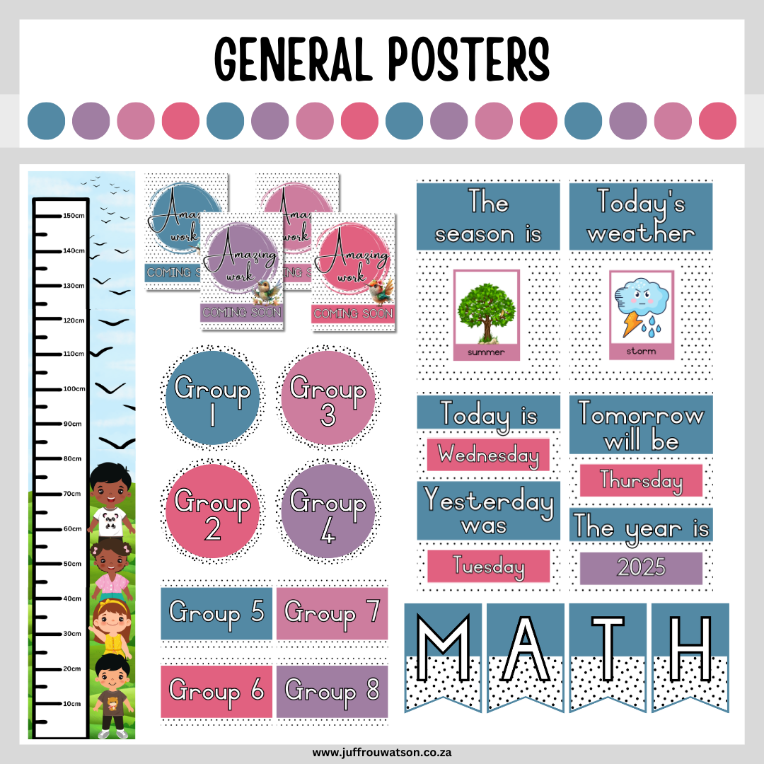 Hummingbird Classroom Theme | Kolibrie Klaskamertema