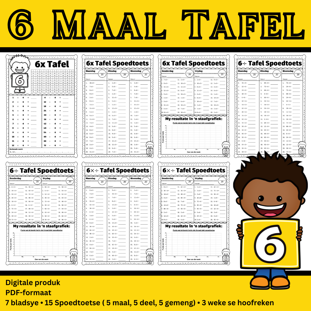 6 Times Table | 6 Maal Tafel