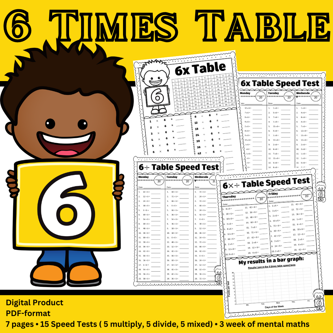 6 Times Table | 6 Maal Tafel