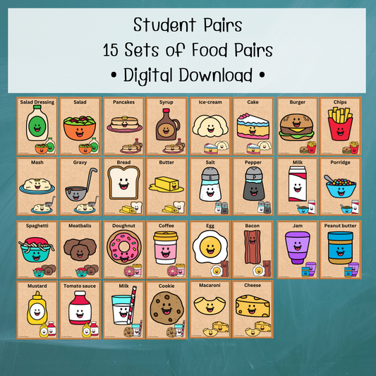 Up to 30 Students: Food Pairs
