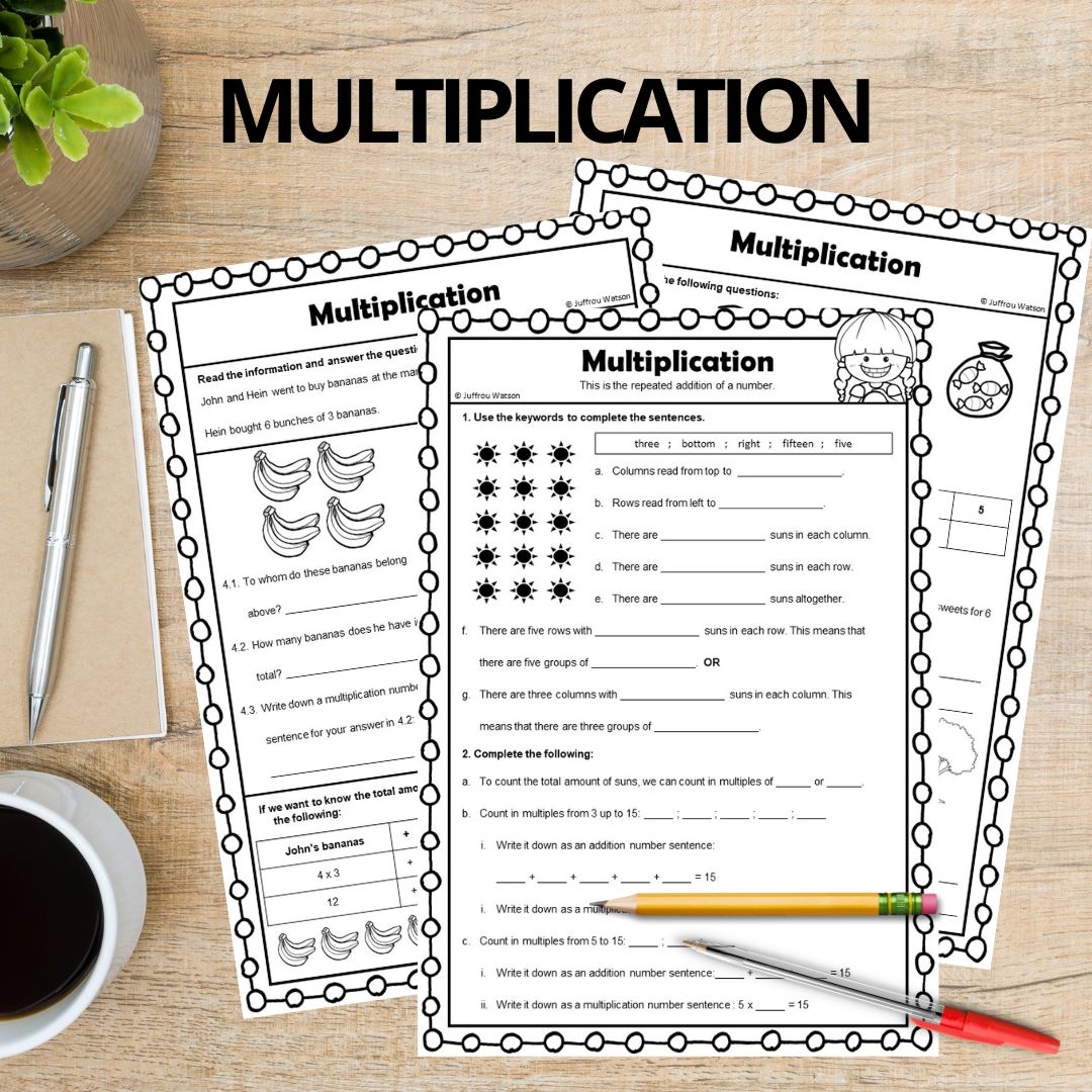 Grade 4 Term 2 Math Bundle