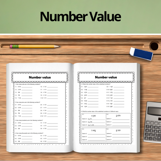 Place Value Number Value | Getalwaarde Plekwaarde