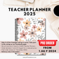 2025 Teacher Planner - Autumn