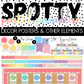 Spotty Pastel Paradise Classroom Theme