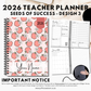 2026 Teacher Planner | Seeds of Success