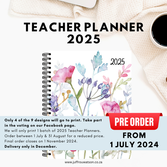 2025 Teacher Planner - Serenity