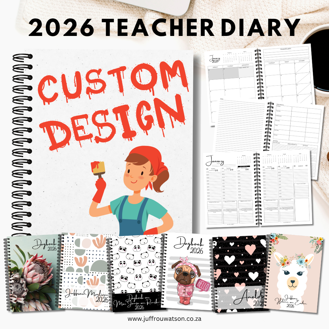 2026 Teacher Diary | Custom Design