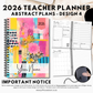 2026 Teacher Planner | Abstract Plans