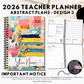 2026 Teacher Planner | Abstract Plans