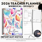 2026 Teacher Planner | Whimsical Moments