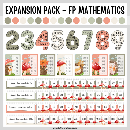 Hedgehog Foundation Phase Math Expansion Pack | Hedgehog Grondslagfase Wiskunde Pakket