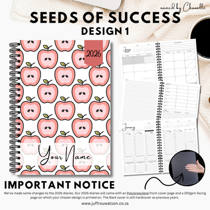 2026 Teacher Diary | Seeds of Success Collection