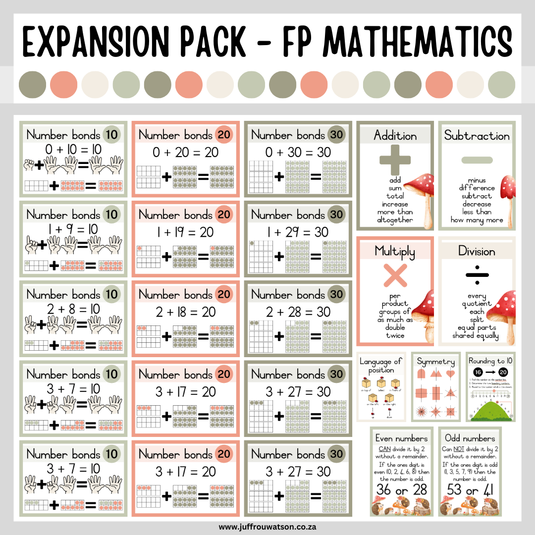 Hedgehog Foundation Phase Math Expansion Pack | Hedgehog Grondslagfase Wiskunde Pakket