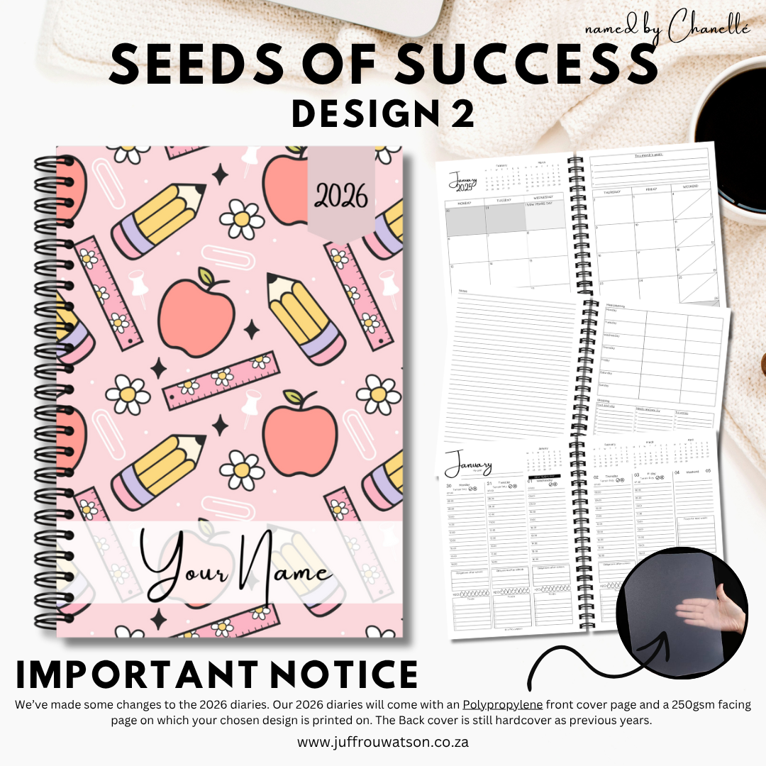 2026 Teacher Diary | Seeds of Success Collection