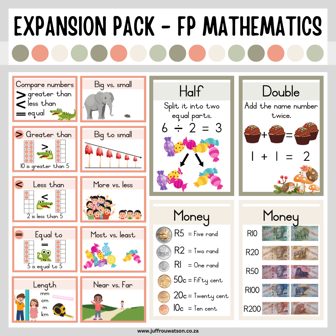 Hedgehog Foundation Phase Math Expansion Pack | Hedgehog Grondslagfase Wiskunde Pakket