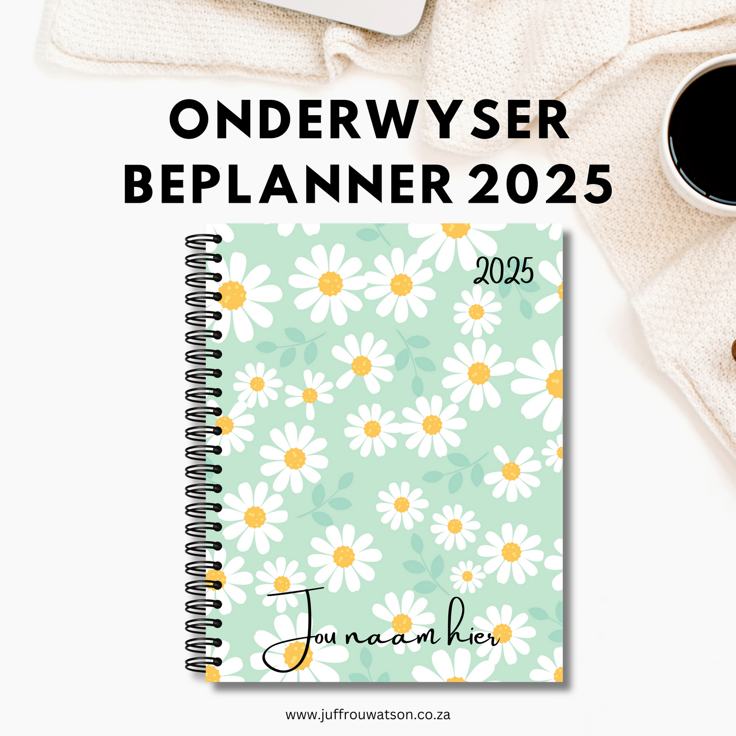 2025 Teacher Planner - Daisy