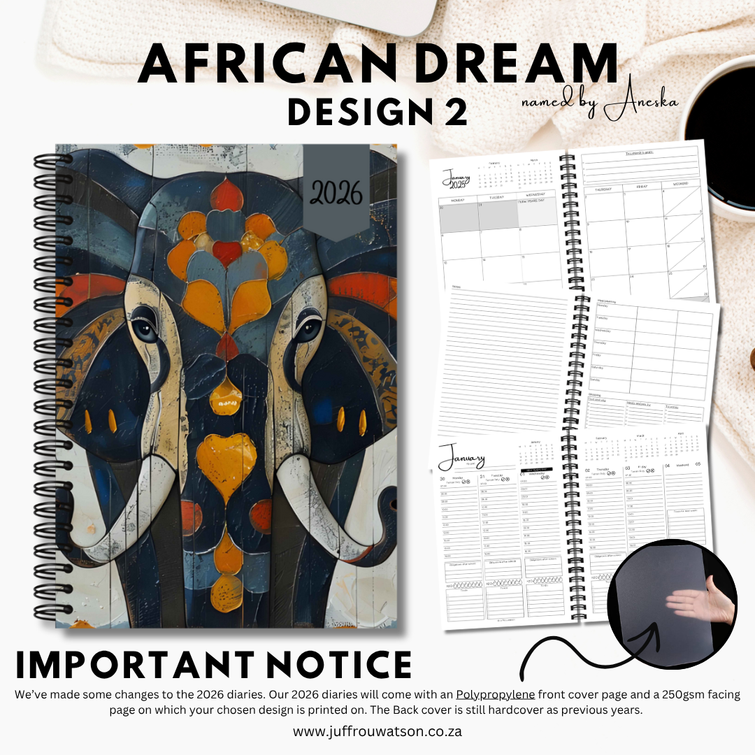 2026 Teacher Diary | African Dream Collection