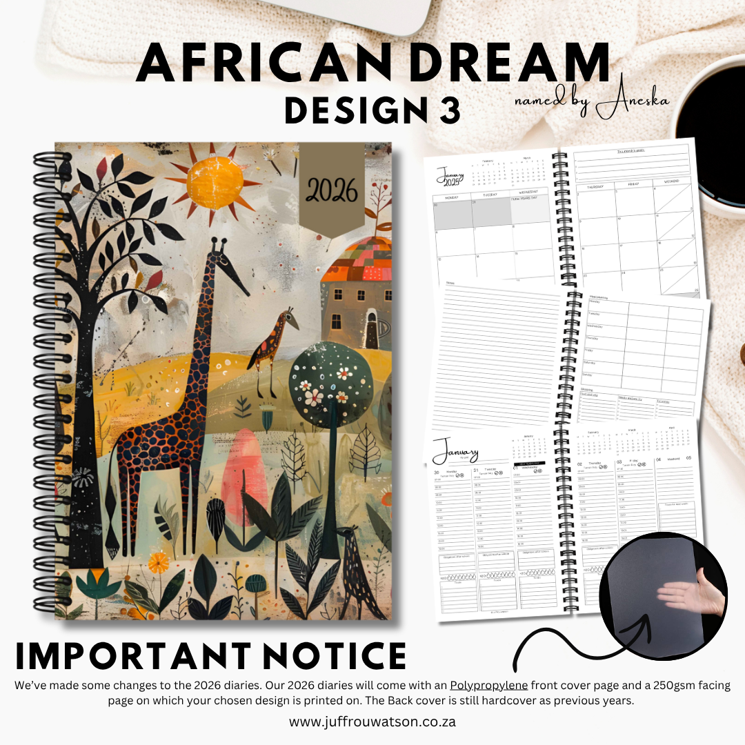 2026 Teacher Diary | African Dream Collection