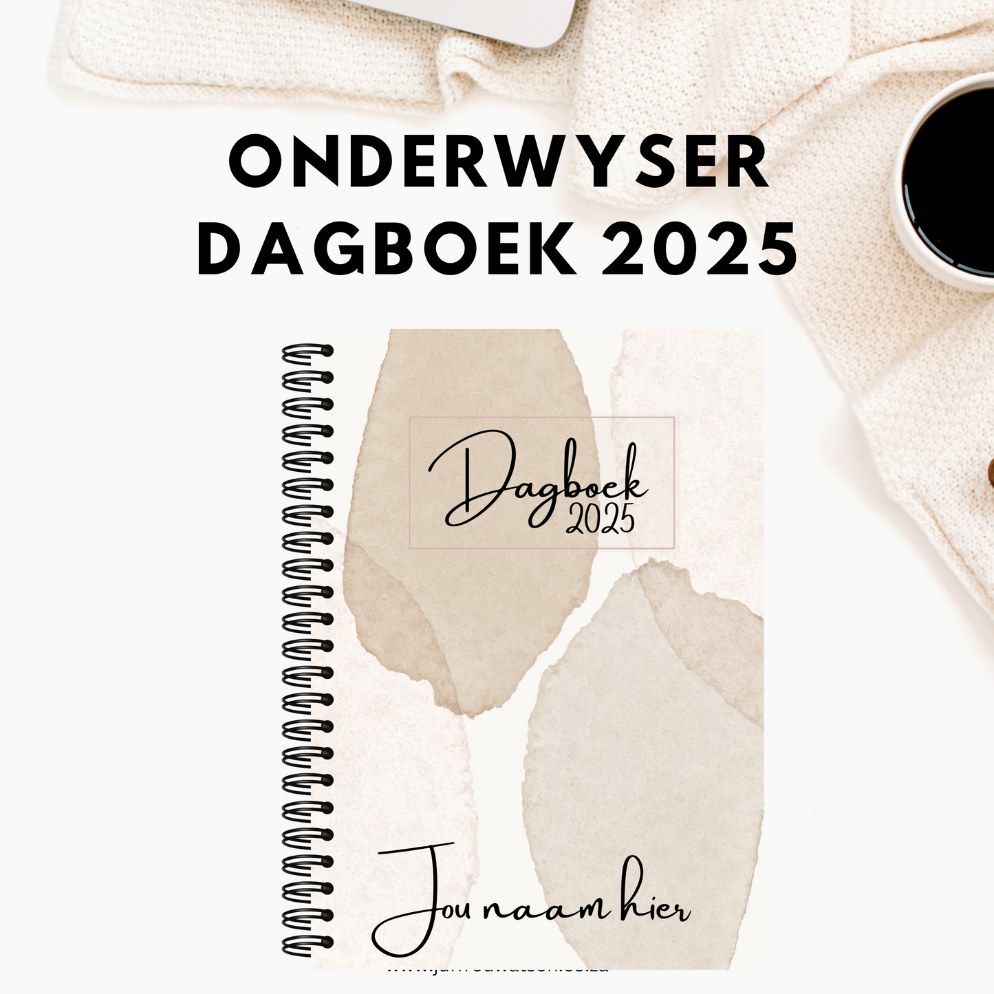 2025 Teacher Diary - Soft Boho (A5 only)