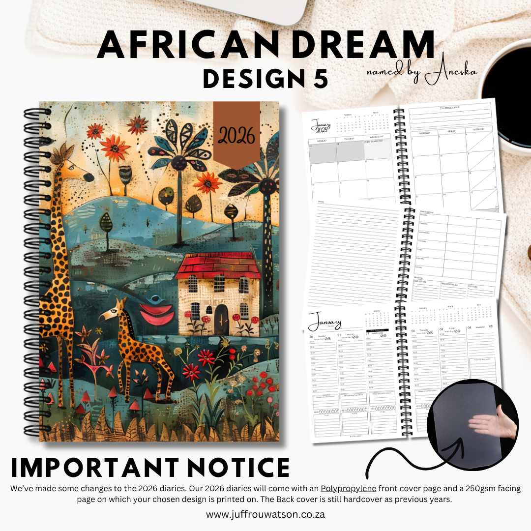 2026 Teacher Diary | African Dream Collection