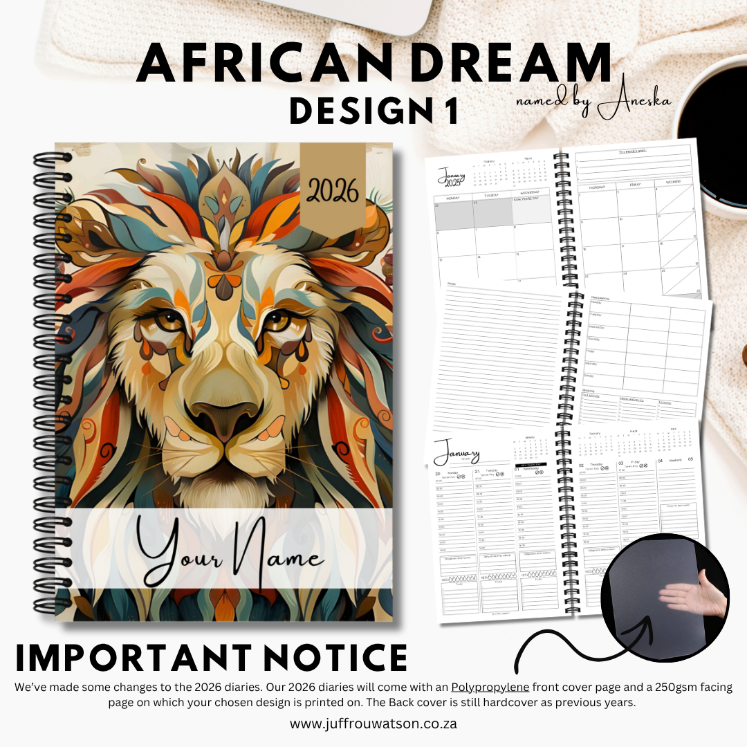 2026 Teacher Diary | African Dream Collection