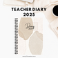 2025 Teacher Diary - Soft Boho (A5 only)