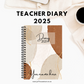 2025 Teacher Diary - Deep Boho (A5 only)