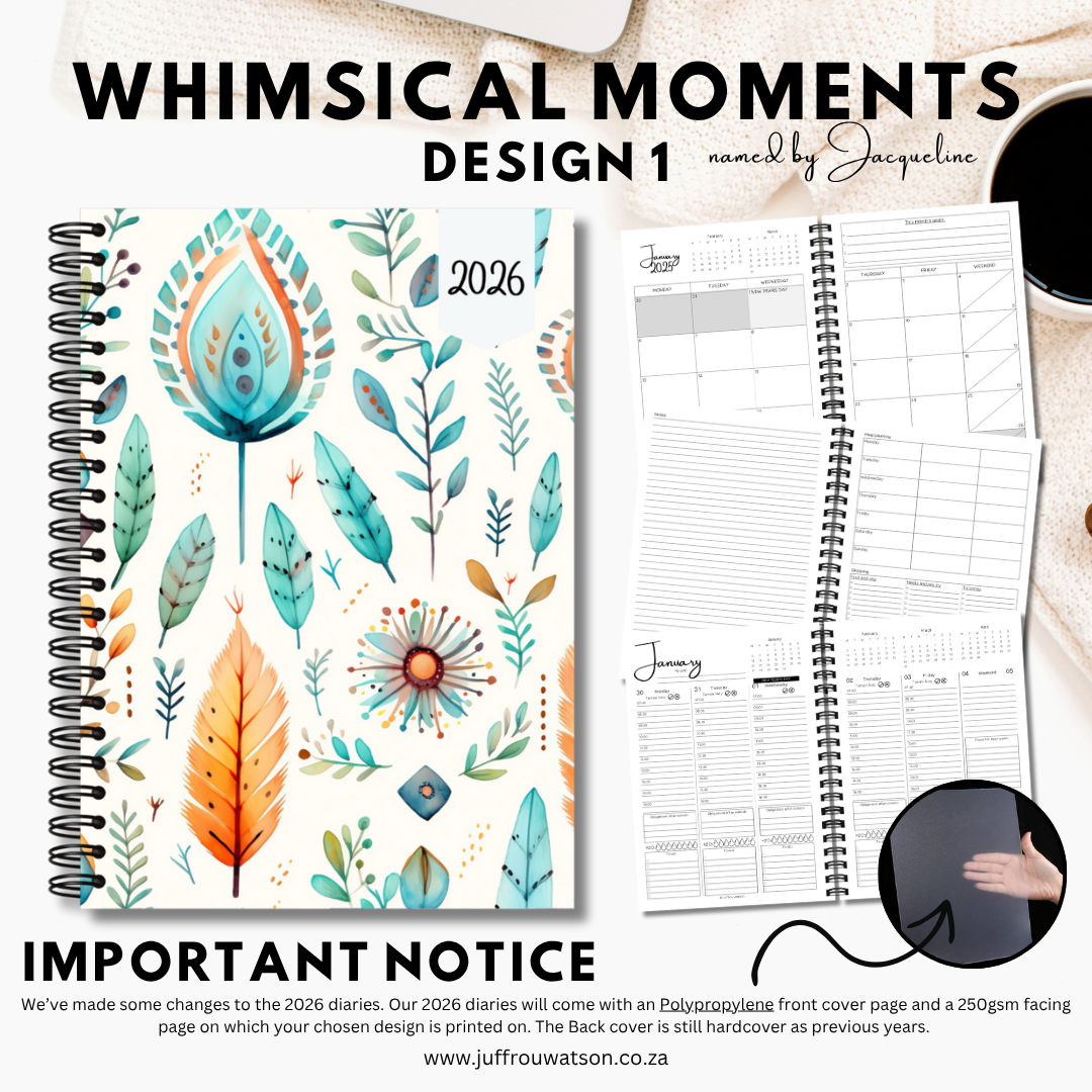 2026 Teacher Diary | Whimsical Moments Collection