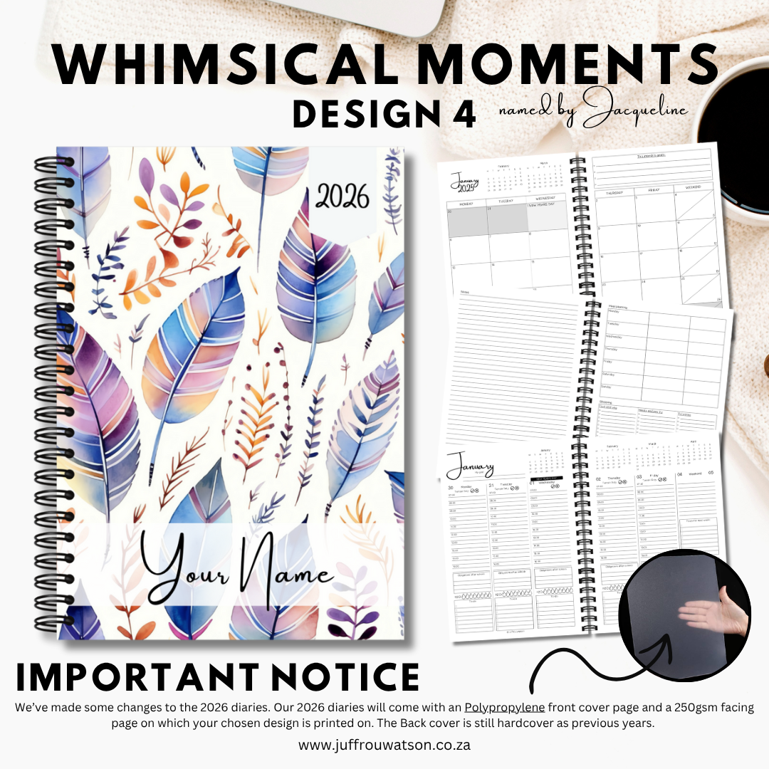2026 Teacher Diary | Whimsical Moments Collection
