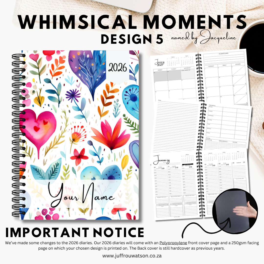 2026 Teacher Diary | Whimsical Moments Collection