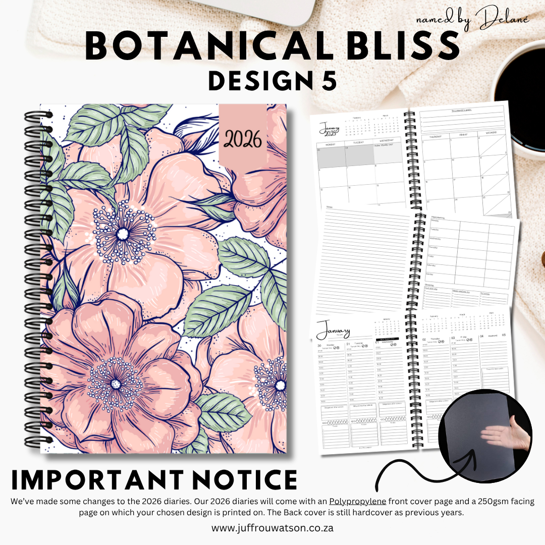 2026 Teacher Diary | Botanical Bliss Collection