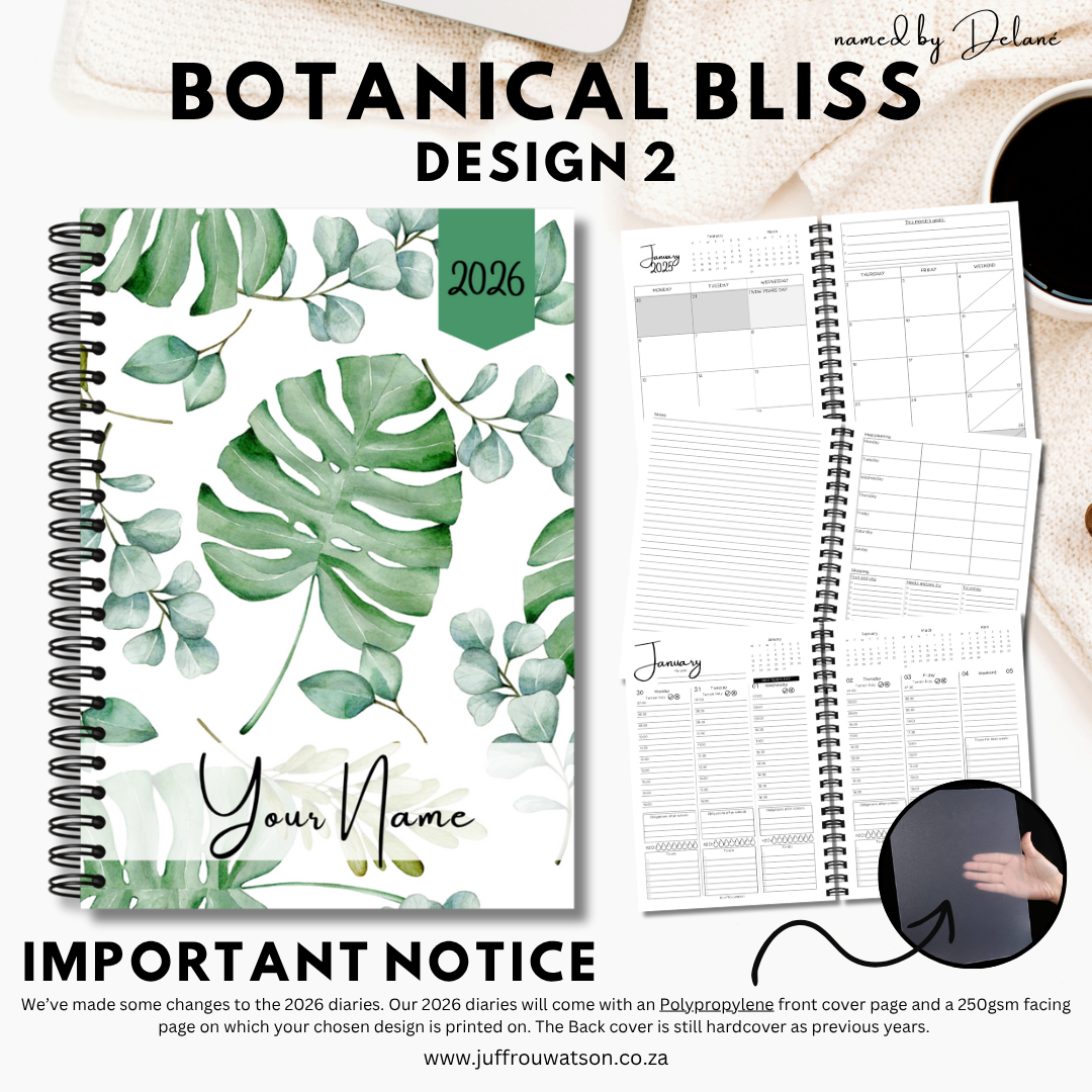 2026 Teacher Diary | Botanical Bliss Collection