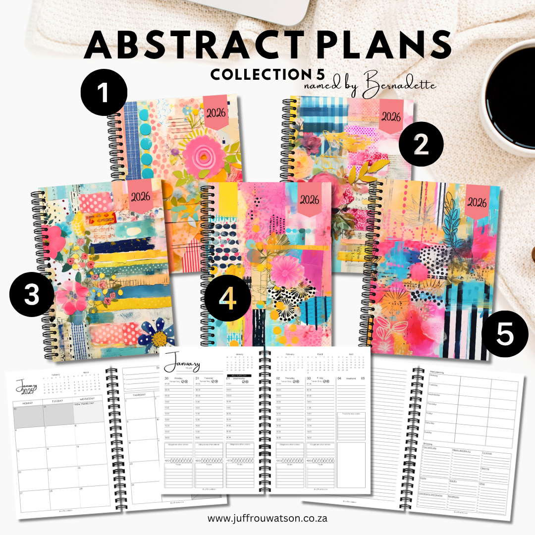 2026 Teacher Diary | Abstract Plans Collection
